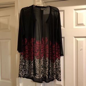 Chico’s Sheer Mesh Jacket